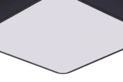 Arrediorg LAMPADA DA SOFFITTO CUBO D40 NERA MODERNA
