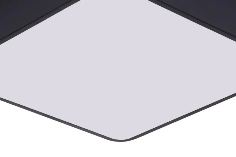 Arrediorg LAMPADA DA SOFFITTO CUBO D40 NERA MODERNA