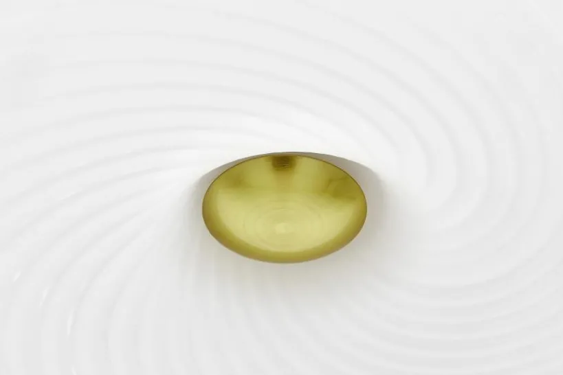 Arrediorg LAMPADA DA SOFFITTO MODERNA E ORO MONARTE D38