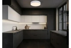 Arrediorg LAMPADA DA SOFFITTO MODERNA BIANCA ORBO D40