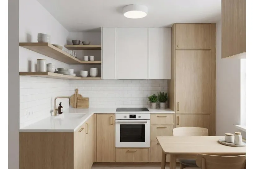 Arrediorg LAMPADA DA SOFFITTO MODERNA BIANCA ORBO D30