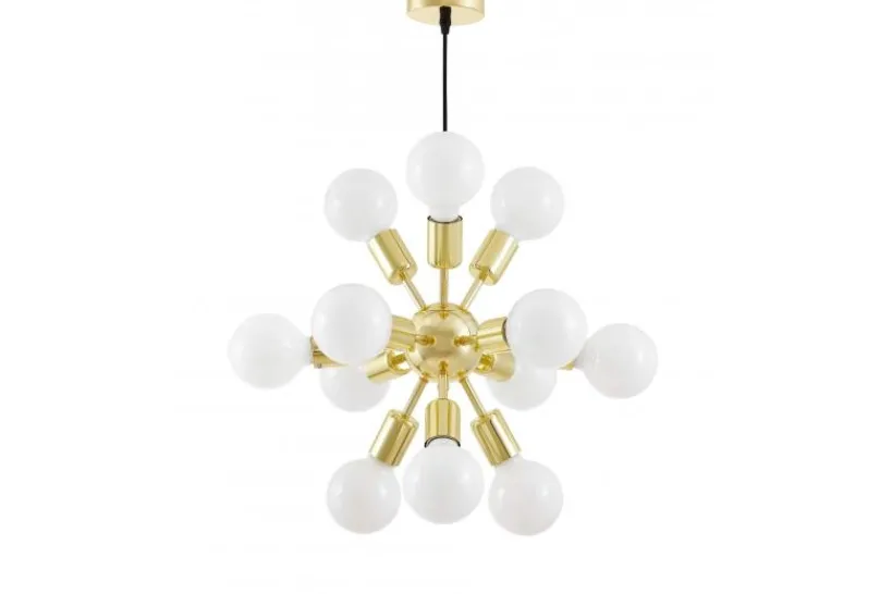 Arrediorg LAMPADA DA SOFFITTO MODERNA CLASSIC GOLD NOVA W12