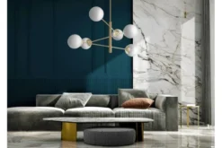 Arrediorg LAMPADA DA SOFFITTO MODERNA CLASSIC ORO FINO PRO W6