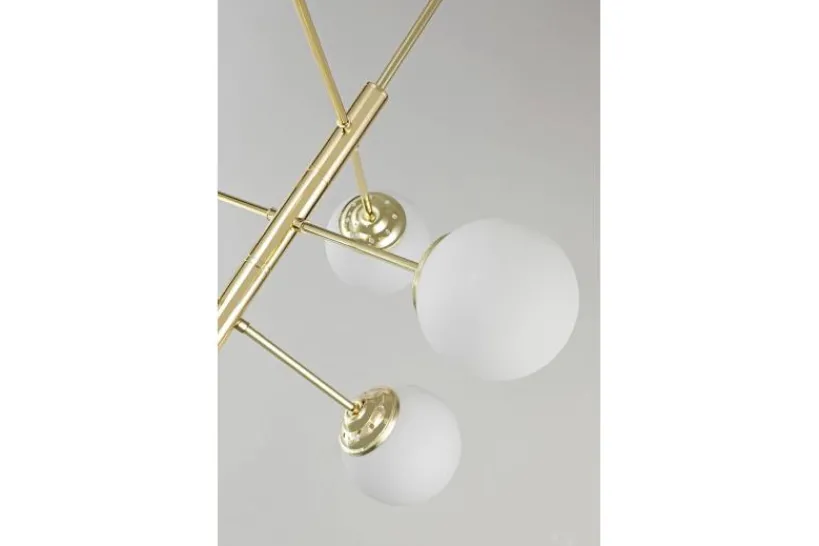 Arrediorg LAMPADA DA SOFFITTO MODERNA CLASSIC ORO FINO PRO W6