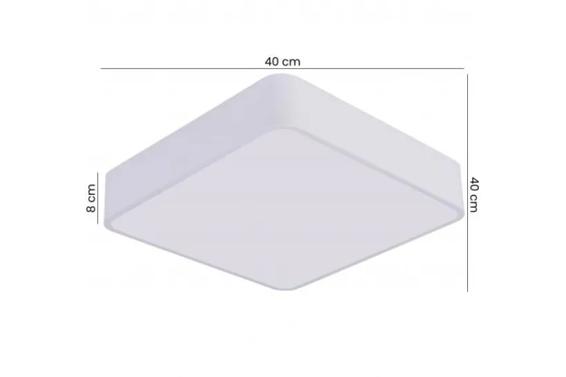 Arrediorg LAMPADA DA SOFFITTO MODERNA CUBO D40