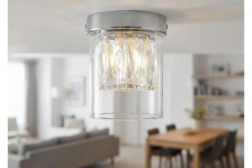 Arrediorg LAMPADA DA SOFFITTO MODERNA DENI CROMO