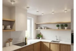 Arrediorg LAMPADA DA SOFFITTO MODERNA DENI CROMO