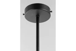 Arrediorg LAMPADA DA SOFFITTO MODERNA LEDO W2 NERO
