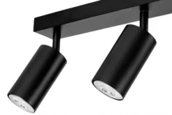 Arrediorg LAMPADA DA SOFFITTO MODERNA NERA NEO W4