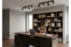 Arrediorg LAMPADA DA SOFFITTO MODERNA NERA NEO W4