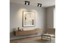 Arrediorg LAMPADA DA SOFFITTO MODERNA NERA NEO W2