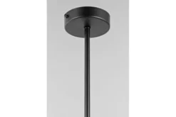 Arrediorg LAMPADA DA SOFFITTO MODERNA NERA FINO W3