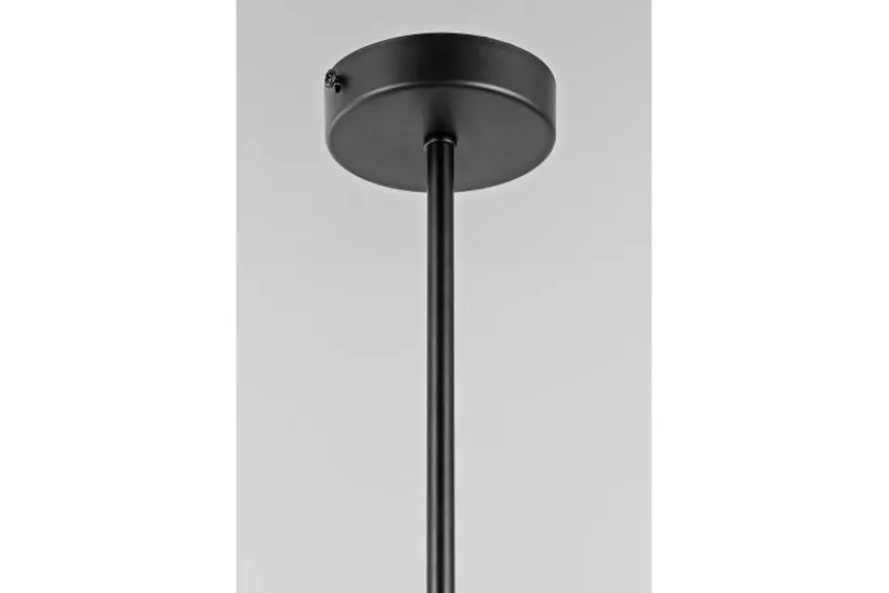 Arrediorg LAMPADA DA SOFFITTO MODERNA NERA FINO W3