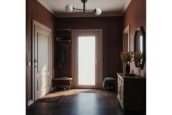 Arrediorg LAMPADA DA SOFFITTO MODERNA NERA FINO W2