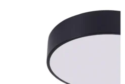Arrediorg LAMPADA DA SOFFITTO MODERNA NERA ORBO D40