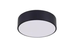 Arrediorg LAMPADA DA SOFFITTO MODERNA NERA ORBO D30