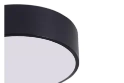Arrediorg LAMPADA DA SOFFITTO MODERNA NERA ORBO D30