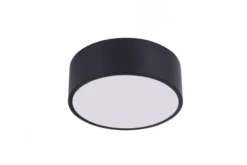 Arrediorg LAMPADA DA SOFFITTO MODERNA NERA ORBO D23