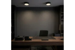 Arrediorg LAMPADA DA SOFFITTO MODERNA NERA ORBO D23
