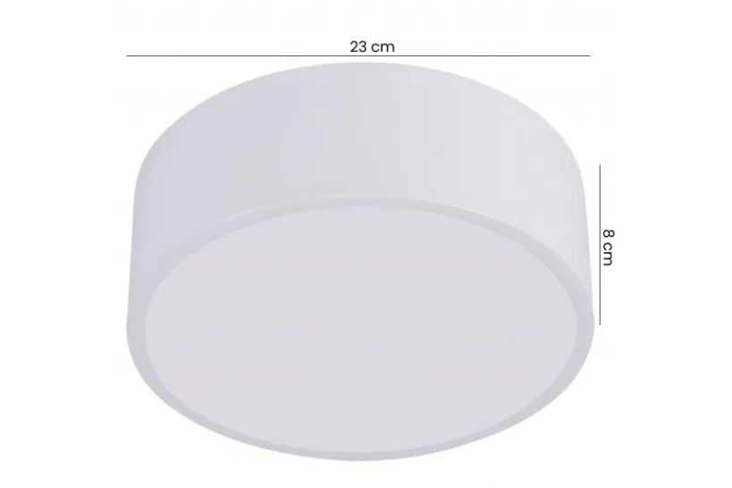 Arrediorg LAMPADA DA SOFFITTO MODERNA NERA ORBO D23