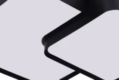 Arrediorg LAMPADA DA SOFFITTO MODERNA NERA CUBO DUO D40