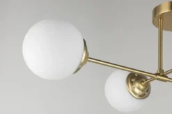 Arrediorg LAMPADA DA SOFFITTO MODERNA OTTONE FINO W4