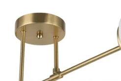 Arrediorg LAMPADA DA SOFFITTO MODERNA OTTONE FINO W4