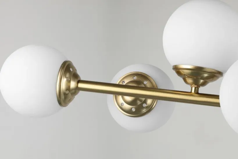 Arrediorg LAMPADA DA SOFFITTO MODERNA OTTONE FINO W8
