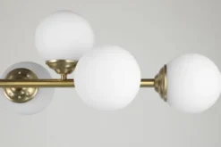 Arrediorg LAMPADA DA SOFFITTO MODERNA OTTONE FINO W8