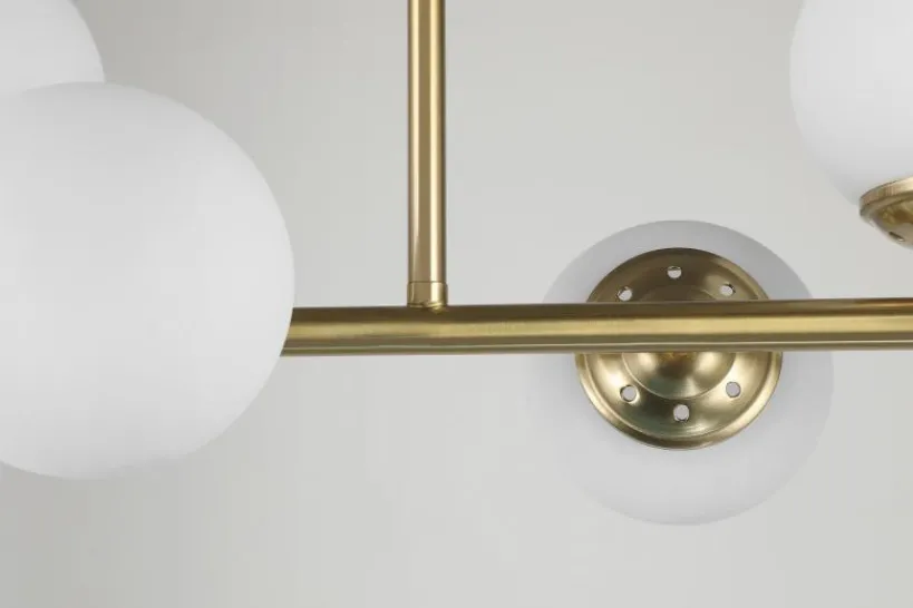 Arrediorg LAMPADA DA SOFFITTO MODERNA OTTONE FINO W8