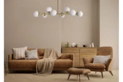 Arrediorg LAMPADA DA SOFFITTO MODERNA OTTONE FINO W8