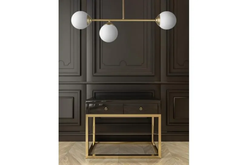 Arrediorg LAMPADA DA SOFFITTO MODERNA OTTONE FINO W3
