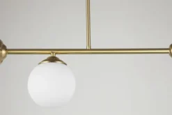 Arrediorg LAMPADA DA SOFFITTO MODERNA OTTONE FINO W3