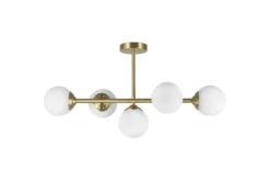 Arrediorg LAMPADA DA SOFFITTO MODERNA OTTONE FINO W5
