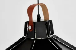 Arrediorg LAMPADA DA SOFFITTO NERA CONA W1
