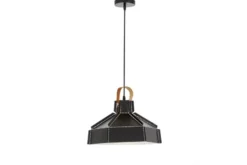 Arrediorg LAMPADA DA SOFFITTO NERA DONA W1