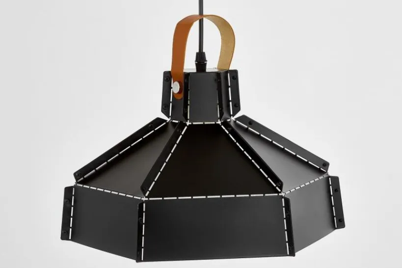 Arrediorg LAMPADA DA SOFFITTO NERA DONA W1
