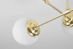 Arrediorg Lampada da soffitto oro a sfera FINO W4