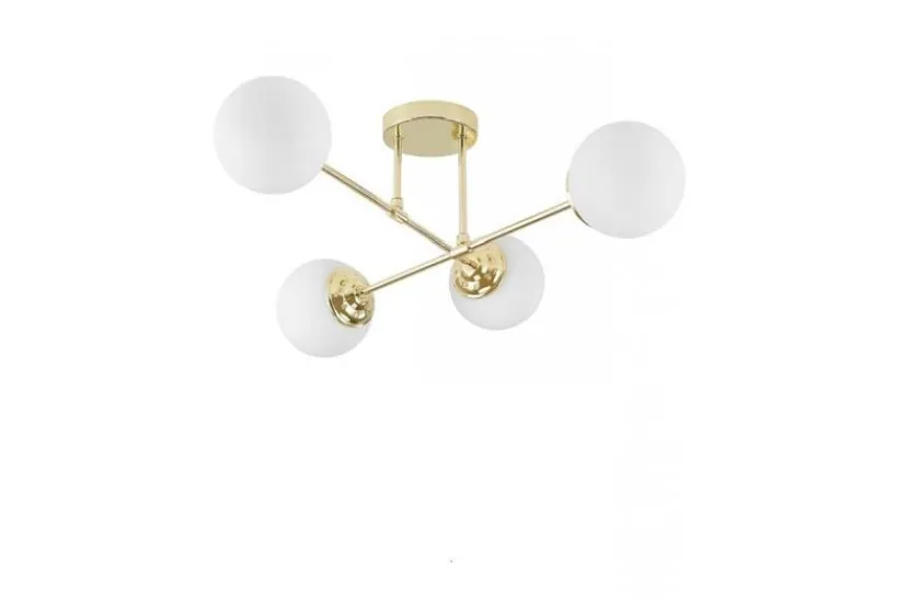 Arrediorg Lampada da soffitto oro a sfera FINO W4
