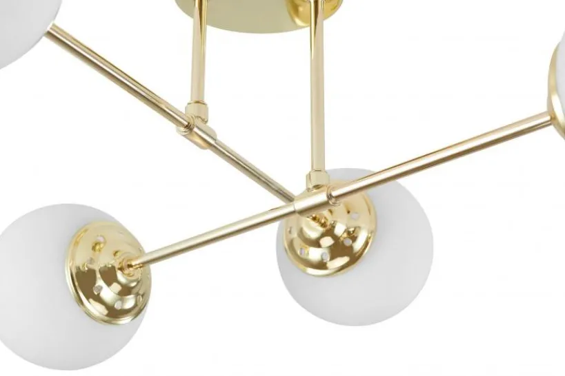 Arrediorg Lampada da soffitto oro a sfera FINO W4