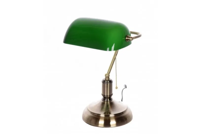 Arrediorg Lampada da tavolo Churchill con paralume colore