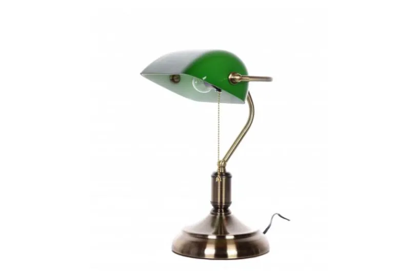 Arrediorg Lampada da tavolo Churchill con paralume colore