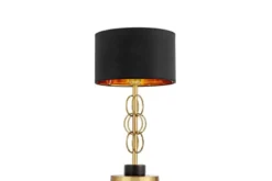 Arrediorg Lampada da tavolo comodino AZZARIA Ottone