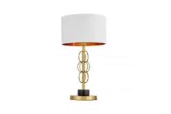 Arrediorg Lampada da tavolo comodino AZZARIA Ottone