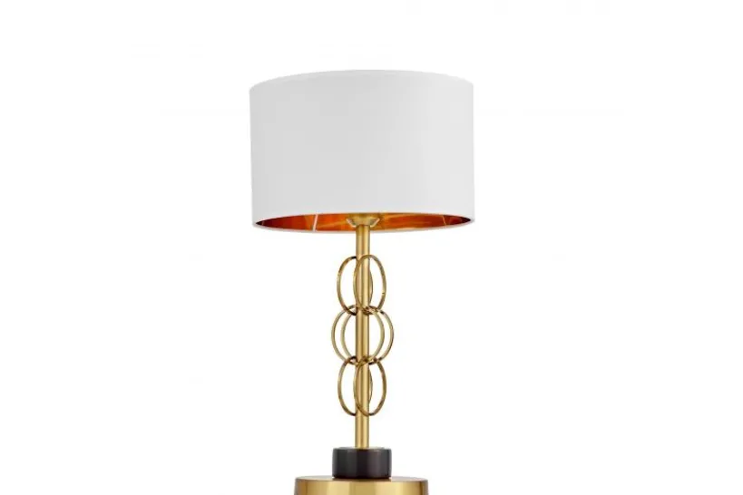Arrediorg Lampada da tavolo comodino AZZARIA Ottone