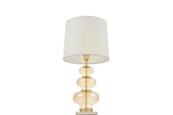 Arrediorg Lampada da tavolo comodino BRISTON Oro