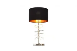 Arrediorg Lampada da tavolo comodino glamour MILARI -Cromo