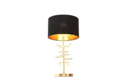 Arrediorg Lampada da tavolo comodino glamour MILARI -Oro