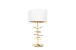 Arrediorg Lampada da tavolo comodino glamour MILARI -Oro