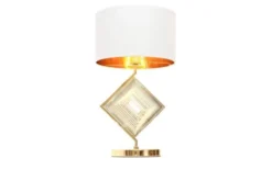 Arrediorg Lampada da tavolo comodino glamour BENARDI -Oro
